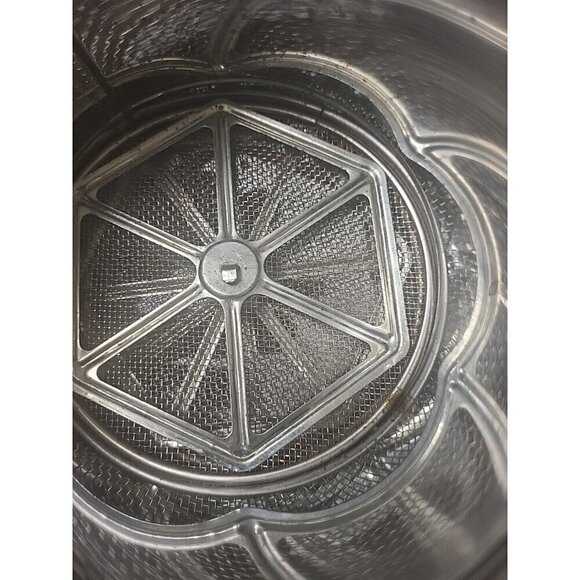 Vintage Chrome Flour Sifter Silver with Black Handle Made in Japan - Picture 12 of 16